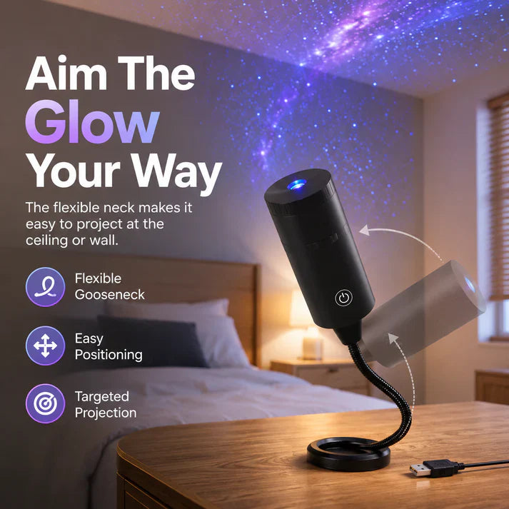 ⏳ LIMITED-TIME MEGA SALE | Getnexy™ ✨ Plug-and-Play HD Star Projecto