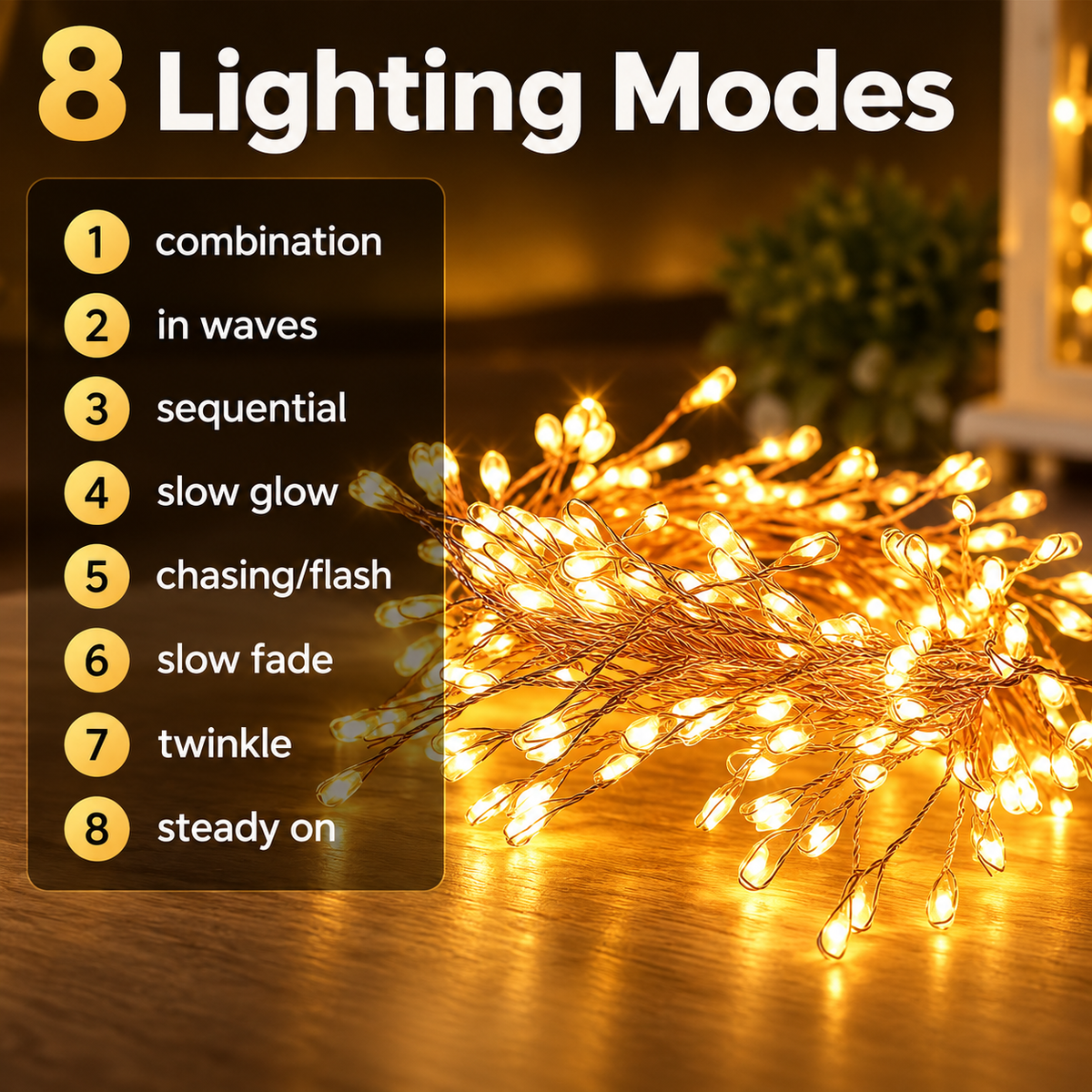 ⏳ LIMITED-TIME MEGA SALE | Getnexy™ ! LED Copper Wire Firecracker Light String