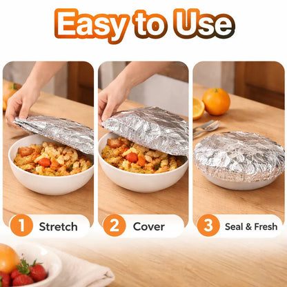 ⏳ LIMITED-TIME MEGA SALE | Getnexy™🍳Aluminum Foil Heat Shield Covers – No Plastic, Heat-Resistant, Reusable