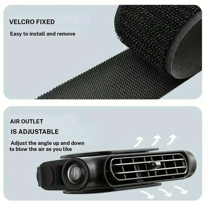 ⏳ LIMITED-TIME MEGA SALE | Getnexy™ Car Seat Cooling Fan USB Powered