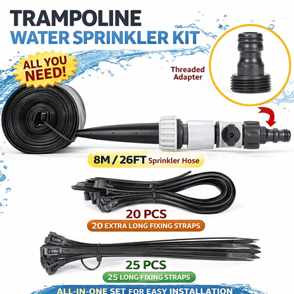 Trampoline Water Sprinkler – Summer Cooling Spray for Kids