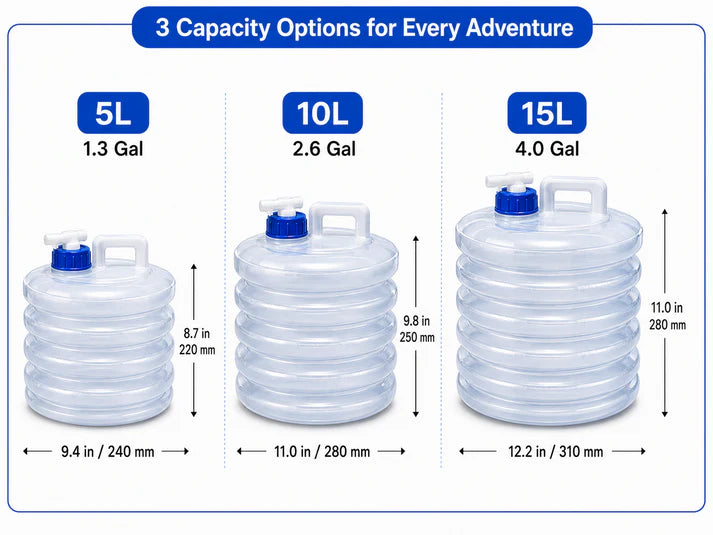 ⏳ LIMITED-TIME MEGA SALE | Getnexy™ 💧 – Collapsible Water Container with Spigot