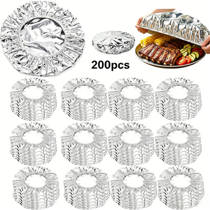 ⏳ LIMITED-TIME MEGA SALE | Getnexy™🍳Aluminum Foil Heat Shield Covers – No Plastic, Heat-Resistant, Reusable