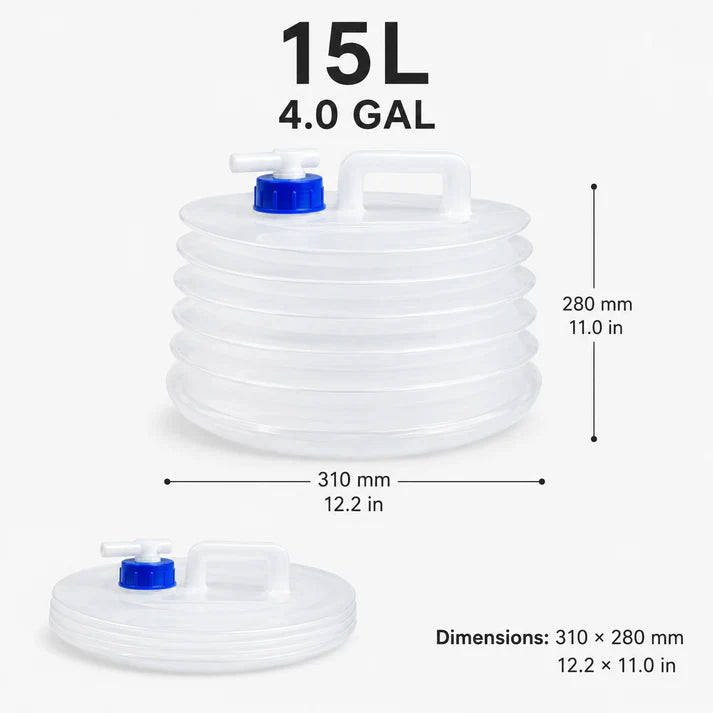 ⏳ LIMITED-TIME MEGA SALE | Getnexy™ 💧 – Collapsible Water Container with Spigot