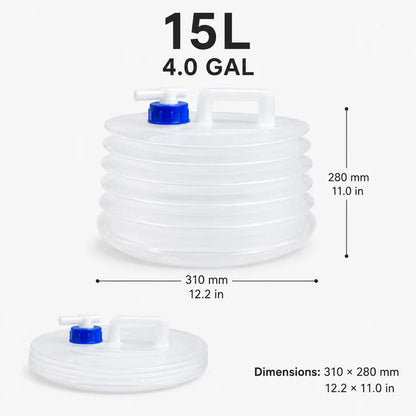 ⏳ LIMITED-TIME MEGA SALE | Getnexy™ 💧 – Collapsible Water Container with Spigot