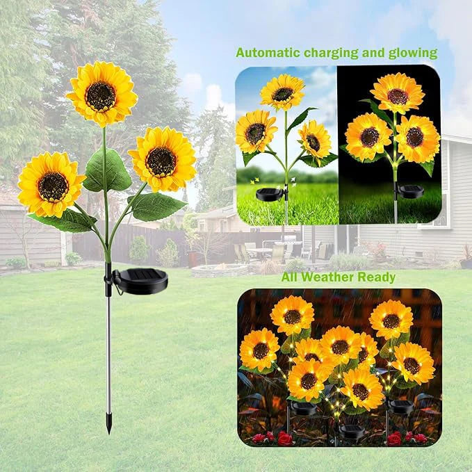 🌻Special Summer Sale 50% OFF - 🌞Solar LED Sunflower Garden Lights