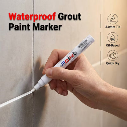 ⏳ LIMITED-TIME MEGA SALE | Getnexy™ Waterproof Tile Grout Marker Pen