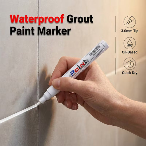 ⏳ LIMITED-TIME MEGA SALE | Getnexy™ Waterproof Tile Grout Marker Pen