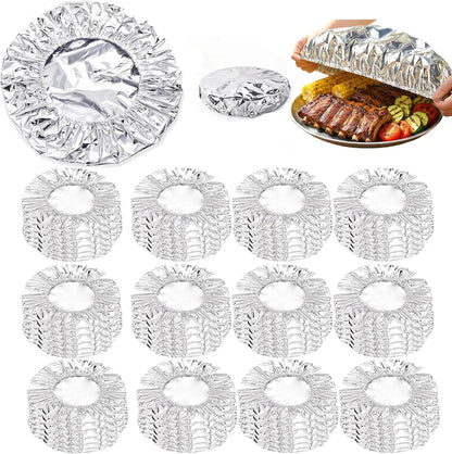 ⏳ LIMITED-TIME MEGA SALE | Getnexy™🍳Aluminum Foil Heat Shield Covers – No Plastic, Heat-Resistant, Reusable