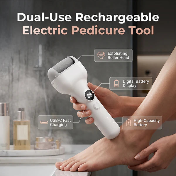 ⏳ LIMITED-TIME MEGA SALE | Getnexy™  Rechargeable Electric Pedicure Tool with Smart Pressure Sensor