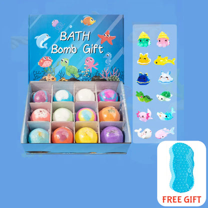 12-Piece Bath Bomb Gift Set for Kids
