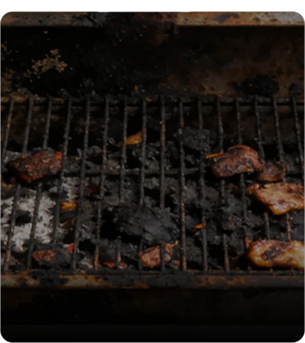 Stubborn carbon remains