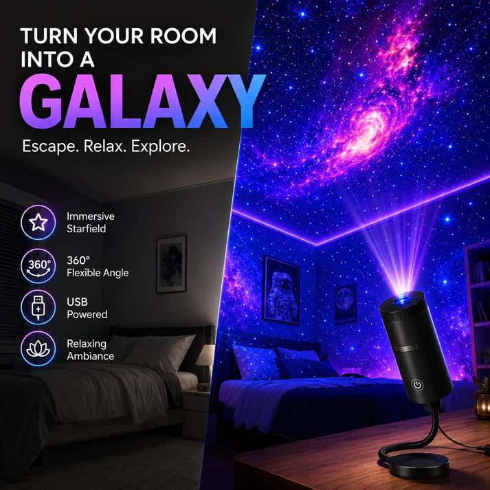 ⏳ LIMITED-TIME MEGA SALE | Getnexy™  ✨ Plug-and-Play HD Star Projecto