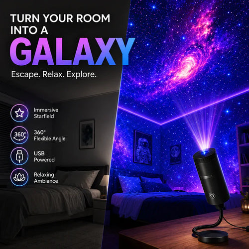⏳ LIMITED-TIME MEGA SALE | Getnexy™  ✨ Plug-and-Play HD Star Projecto