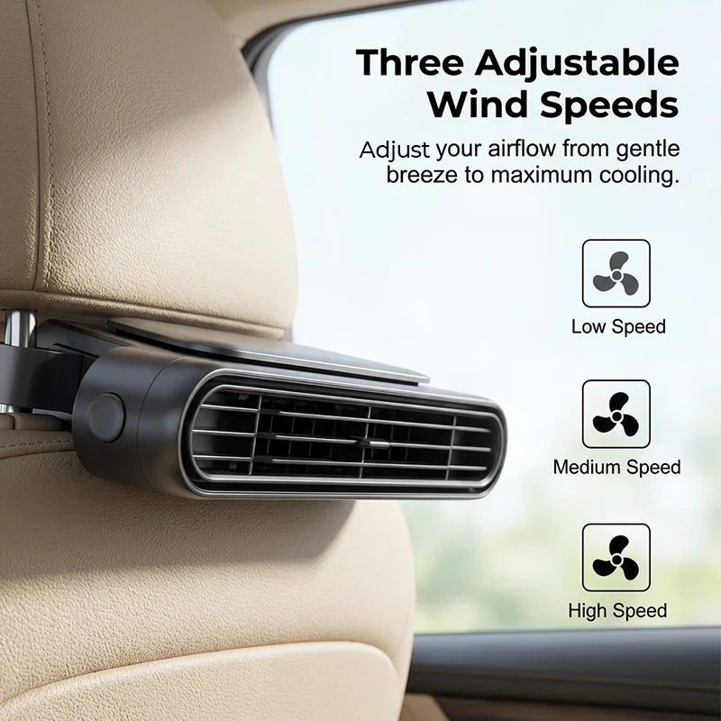⏳ LIMITED-TIME MEGA SALE | Getnexy™ Car Seat Cooling Fan USB Powered