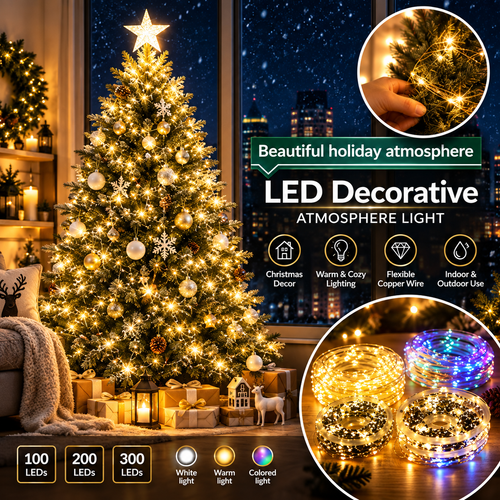 ⏳ LIMITED-TIME MEGA SALE | Getnexy™ ! LED Copper Wire Firecracker Light String