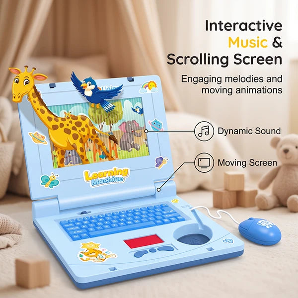 ⏳ LIMITED-TIME MEGA SALE | Getnexy™ Interactive Simulation Toy Laptop