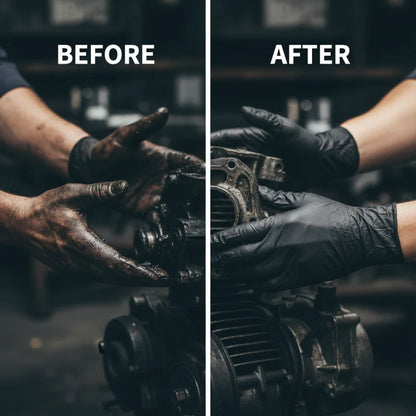 ⏳ LIMITED-TIME MEGA SALE | Getnexy™ Nitrile Pro Gloves – Heavy Duty, Slip & Stain Resistant, Scratch Resistant