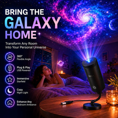 ⏳ LIMITED-TIME MEGA SALE | Getnexy™  ✨ Plug-and-Play HD Star Projecto