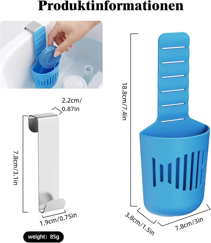 ⏳ LIMITED-TIME MEGA SALE | Getnexy™ 2-Pack Toilet Tank Tablet Holders 🚽 | Adjustable Silicone Hook