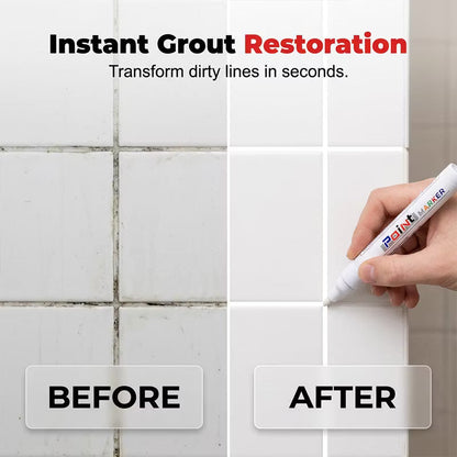 ⏳ LIMITED-TIME MEGA SALE | Getnexy™ Waterproof Tile Grout Marker Pen