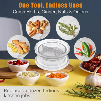 ⏳ LIMITED-TIME MEGA SALE | Getnexy™ Manual Garlic Twister & Masher