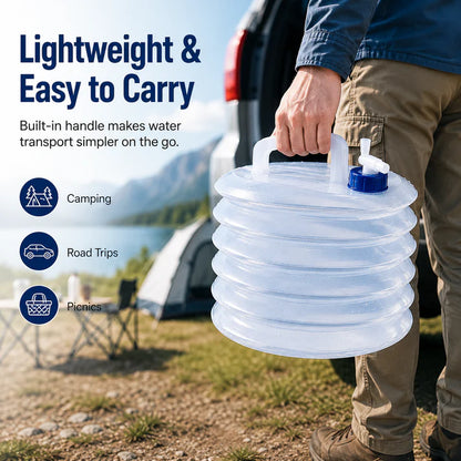 ⏳ LIMITED-TIME MEGA SALE | Getnexy™ 💧 – Collapsible Water Container with Spigot