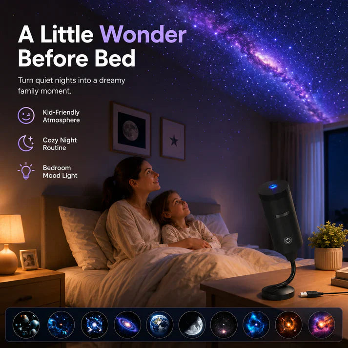 ⏳ LIMITED-TIME MEGA SALE | Getnexy™  ✨ Plug-and-Play HD Star Projecto