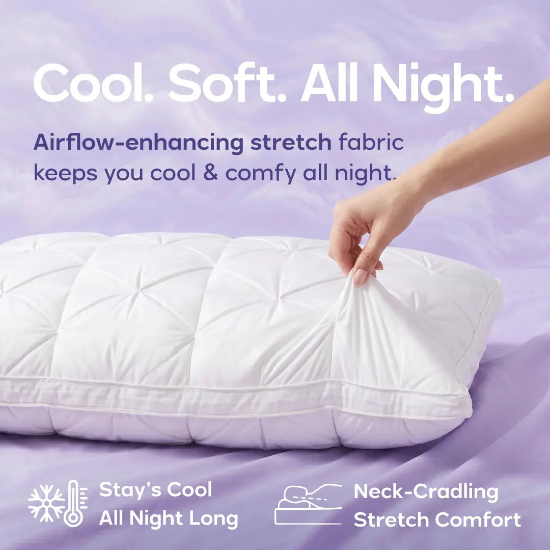 ⏳ LIMITED-TIME MEGA SALE | Getnexy™  Tufted Neck Support Pillow for All Sleep Positions