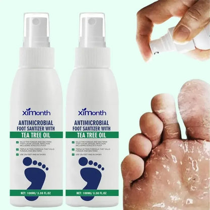 ⏳ LIMITED-TIME MEGA SALE | Getnexy™ Tea Tree Foot Spray – Natural Odor Control, Antifungal & Moisturizing Care
