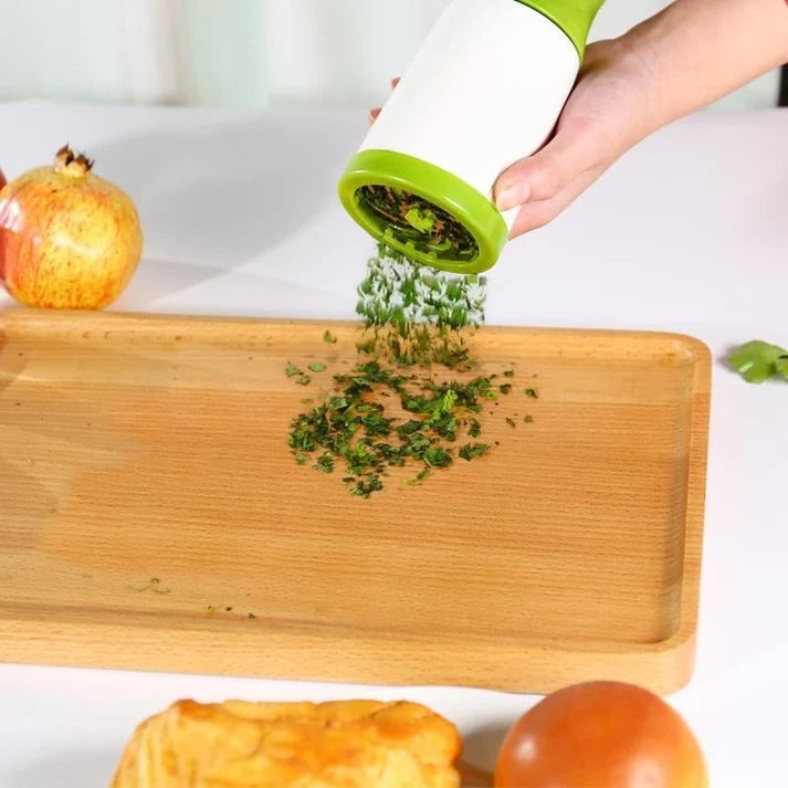 ⏳ LIMITED-TIME MEGA SALE | Getnexy™  🌿White & Green Compact Cordless Herb Chopper, Efficient Cilantro & Herb Mincer, Easy to Operate & Clean