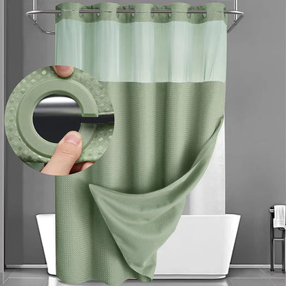 📢📢 50% OFF !! ⏰ Waffle Pattern Shower Curtain
