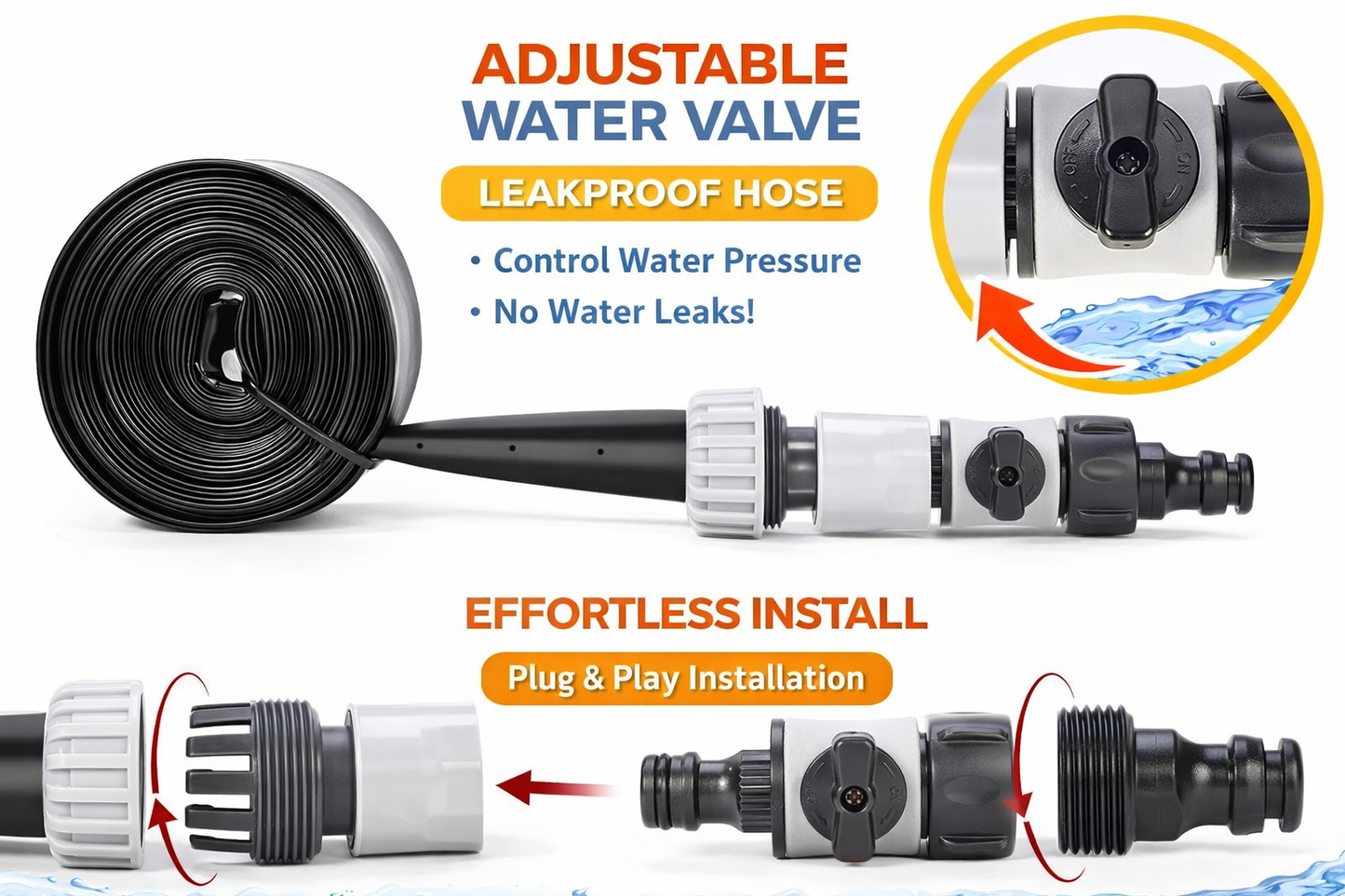 Trampoline Water Sprinkler – Summer Cooling Spray for Kids