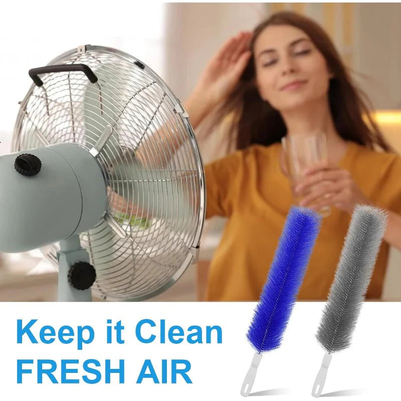 ⏳ LIMITED-TIME MEGA SALE | Getnexy™ Bendable Fan Cleaning Brush – Reusable Microfiber Duster for Fans&Curtain