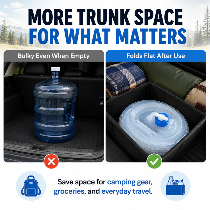 ⏳ LIMITED-TIME MEGA SALE | Getnexy™ 💧 – Collapsible Water Container with Spigot