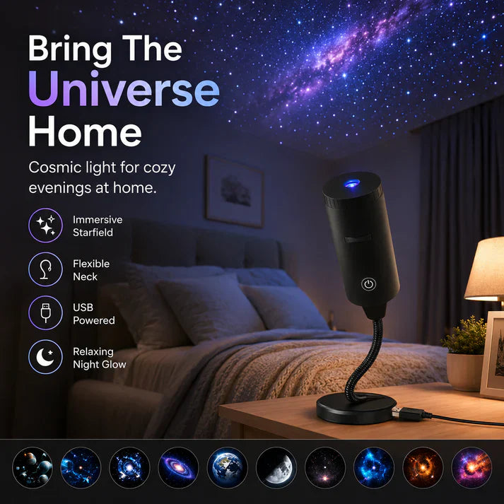 ⏳ LIMITED-TIME MEGA SALE | Getnexy™  ✨ Plug-and-Play HD Star Projecto