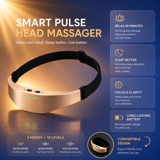 ⏳ LIMITED-TIME MEGA SALE | Getnexy™ Smart Electric Head Massager