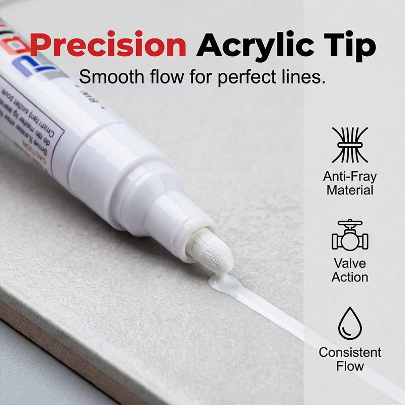 ⏳ LIMITED-TIME MEGA SALE | Getnexy™ Waterproof Tile Grout Marker Pen