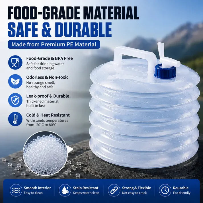 ⏳ LIMITED-TIME MEGA SALE | Getnexy™ 💧 – Collapsible Water Container with Spigot