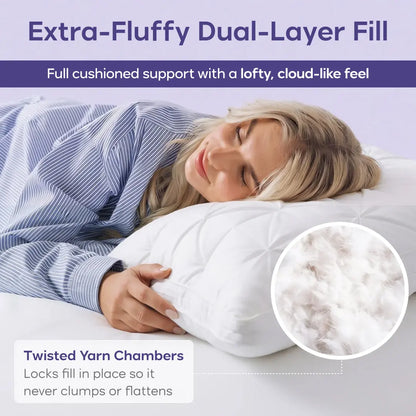 ⏳ LIMITED-TIME MEGA SALE | Getnexy™  Tufted Neck Support Pillow for All Sleep Positions