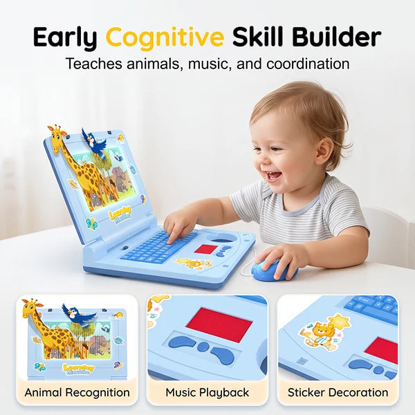 ⏳ LIMITED-TIME MEGA SALE | Getnexy™ Interactive Simulation Toy Laptop
