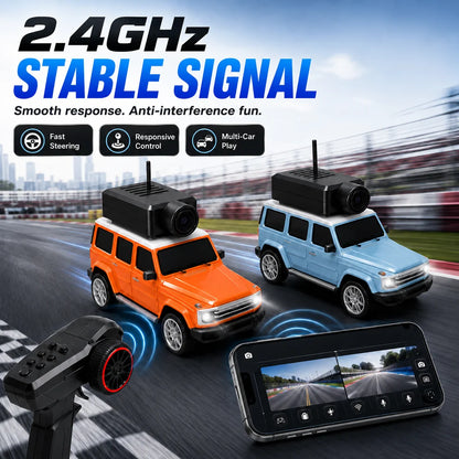 ⏳ LIMITED-TIME MEGA SALE | Getnexy™ ! MiniCam Racer FPV Camera RC Car | 720P App Control Toy Car