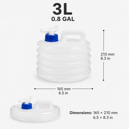 ⏳ LIMITED-TIME MEGA SALE | Getnexy™ 💧 – Collapsible Water Container with Spigot