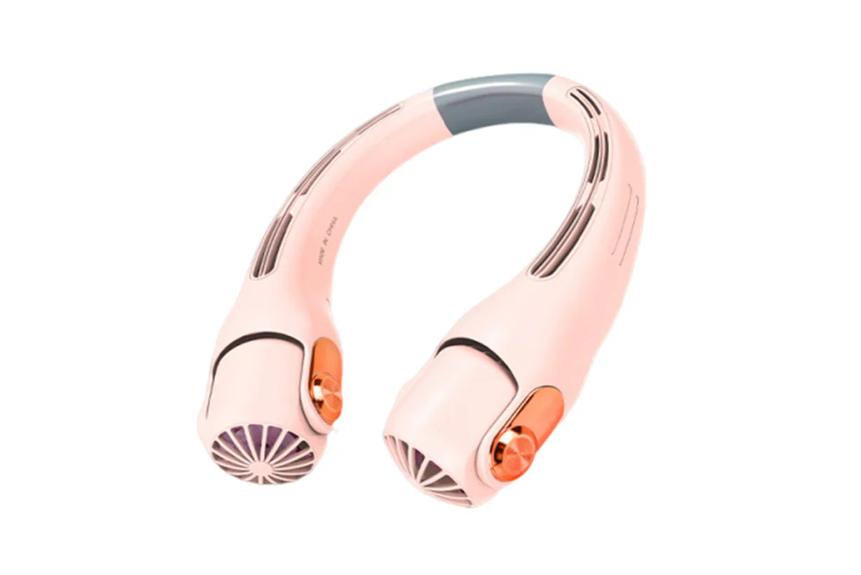 Neck Air Conditioner Fan – Ultra‑quiet, 360° rotating, 3 speeds. Hands‑free cooling, long battery. Summer essential! 😎🌬️