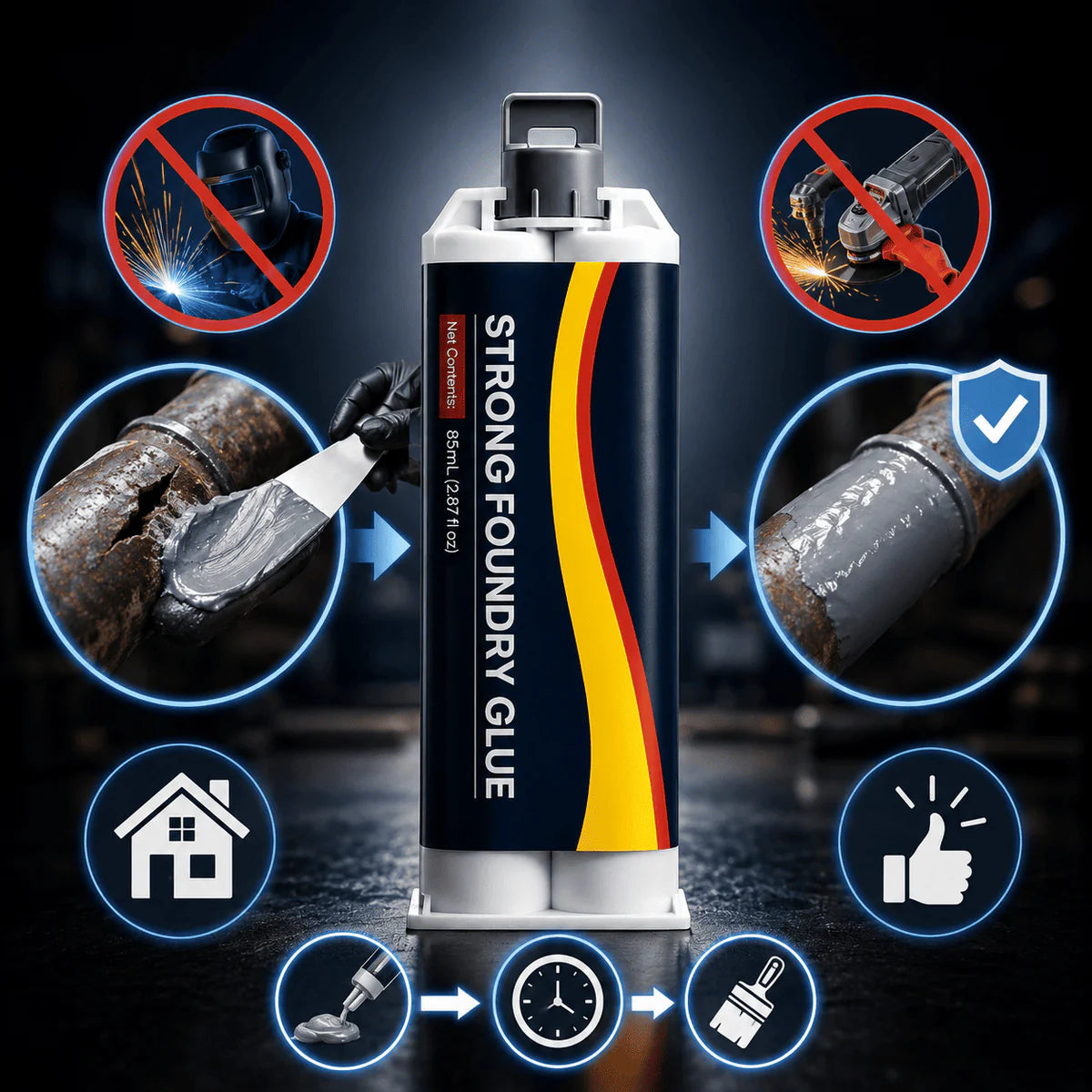 ⏳ LIMITED-TIME MEGA SALE | Getnexy™ Rx900 strong foundry glue