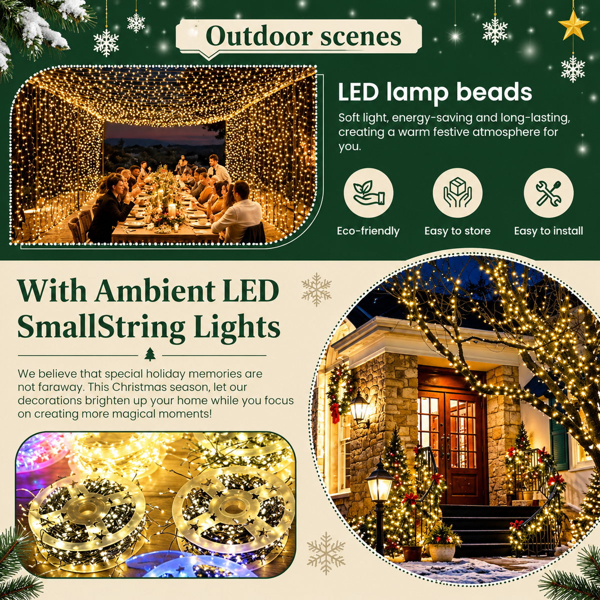 ⏳ LIMITED-TIME MEGA SALE | Getnexy™ ! LED Copper Wire Firecracker Light String