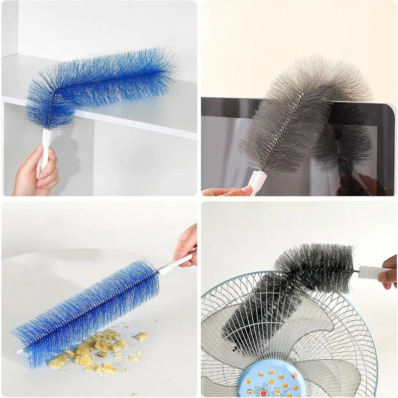 ⏳ LIMITED-TIME MEGA SALE | Getnexy™ Bendable Fan Cleaning Brush – Reusable Microfiber Duster for Fans&Curtain