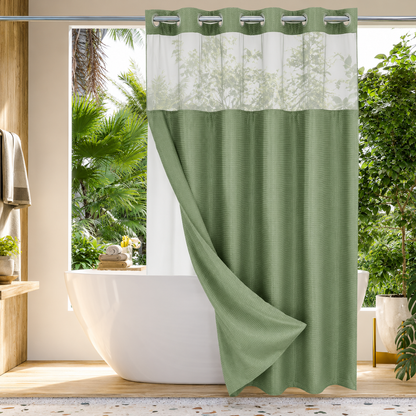 📢📢 50% OFF !! ⏰ Waffle Pattern Shower Curtain