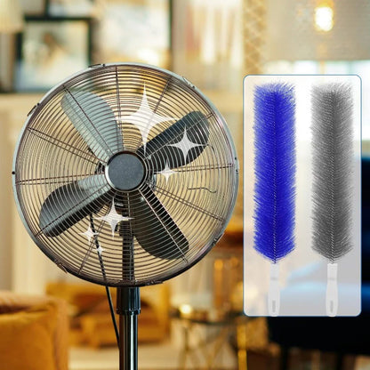 ⏳ LIMITED-TIME MEGA SALE | Getnexy™ Bendable Fan Cleaning Brush – Reusable Microfiber Duster for Fans&Curtain