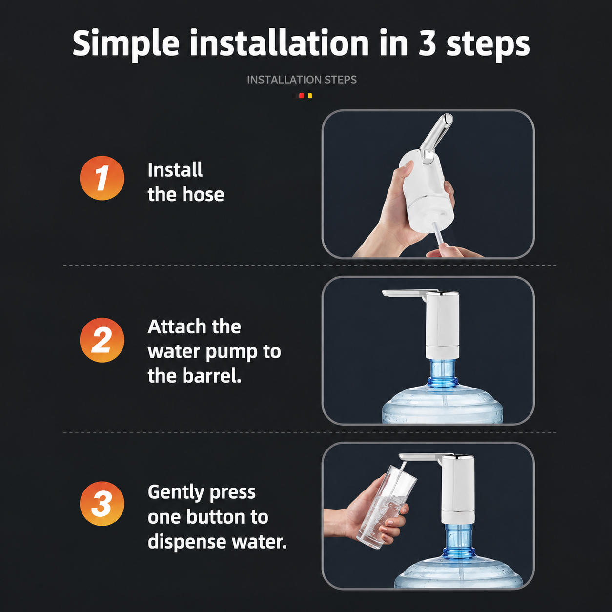 ⏳ LIMITED-TIME MEGA SALE | Getnexy™ 💧5 Gallon Water Pump Dispenser – Rechargeable & Foldable Electric Water Jug Pump